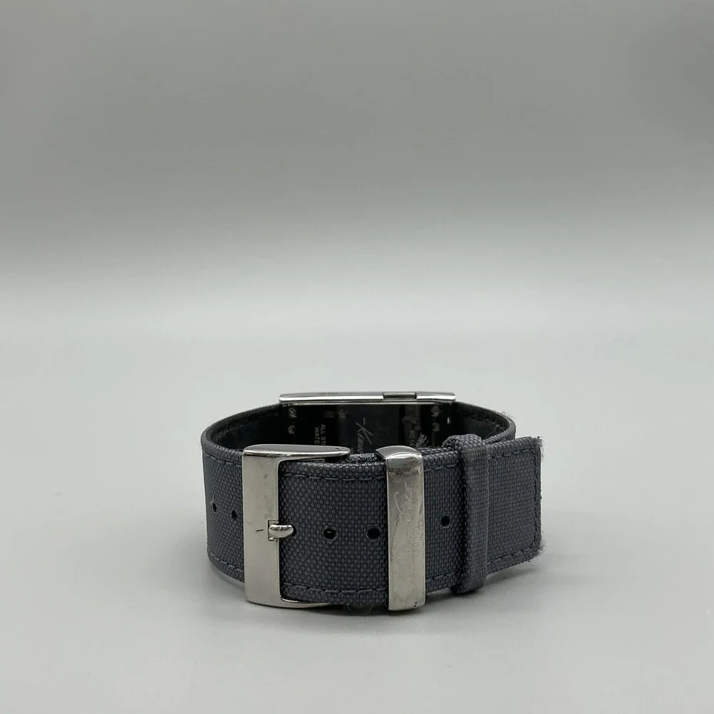 Kenneth Cole New York KC1470 Mens Watch 29mm Silver Tone Digital New Battery